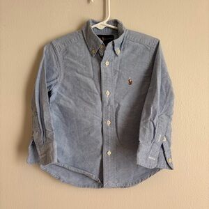 Ralph Lauren Kids Blue Button Down Shirt